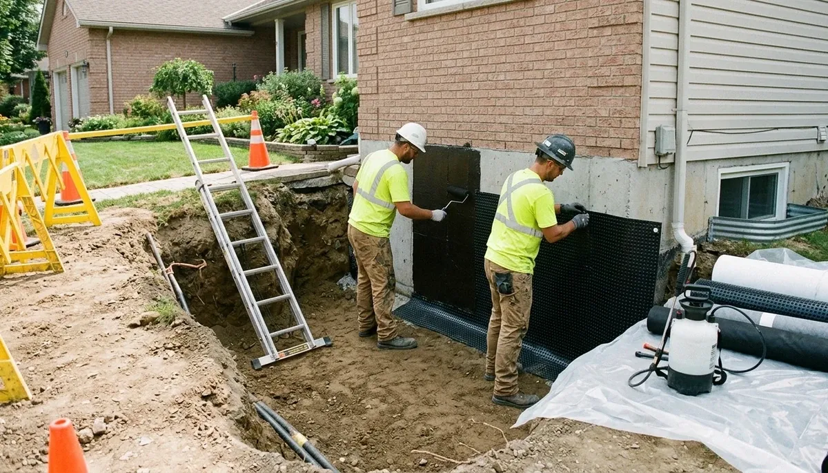 Washington, DC water damage team providing basement waterproofing and moisture protection services
