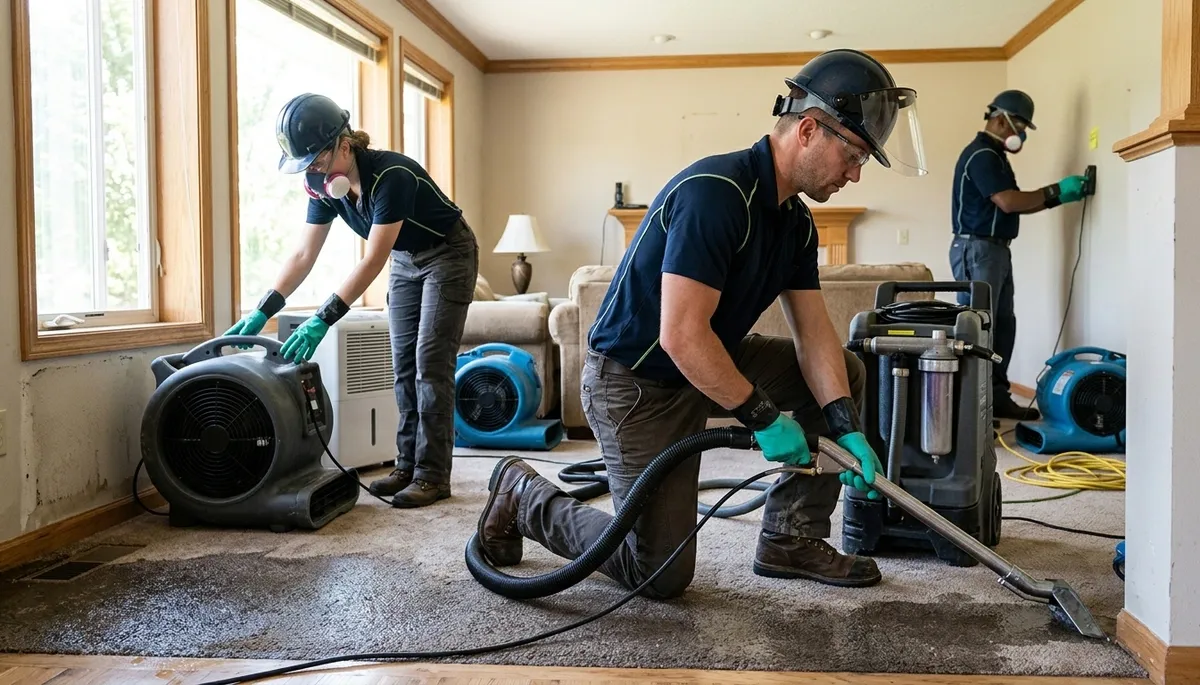 Emergency water damage restoration team serving homes in Washington, DC