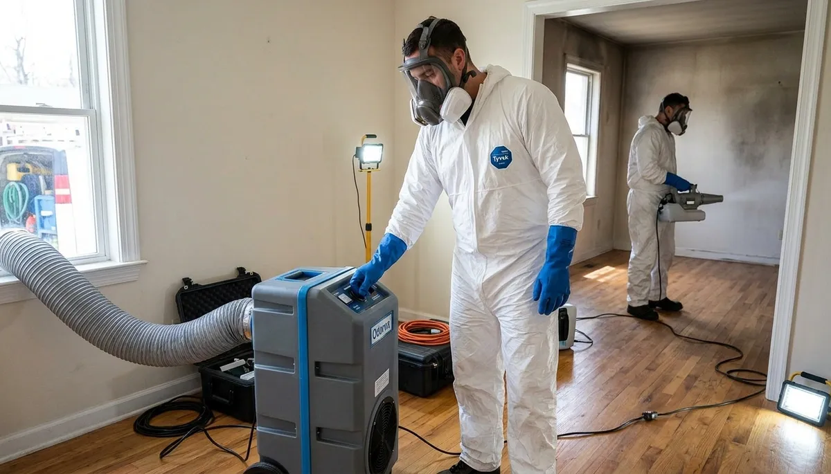 Odor removal service for water damage in Washington, DC homes