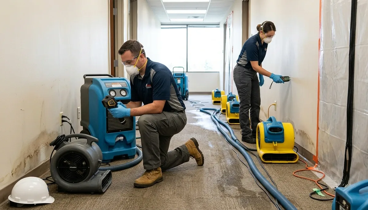 Structural drying service in Washington, DC for water-damaged homes and moisture removal