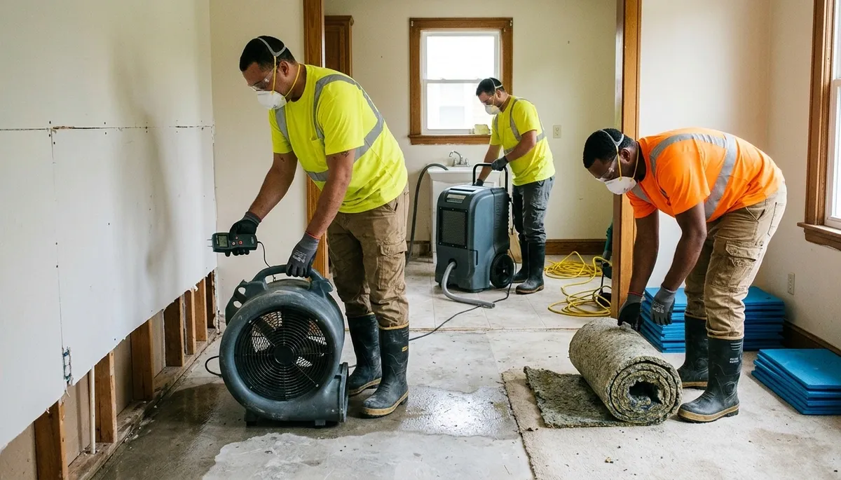 Water damage restoration service in Washington, DC for residential and commercial properties