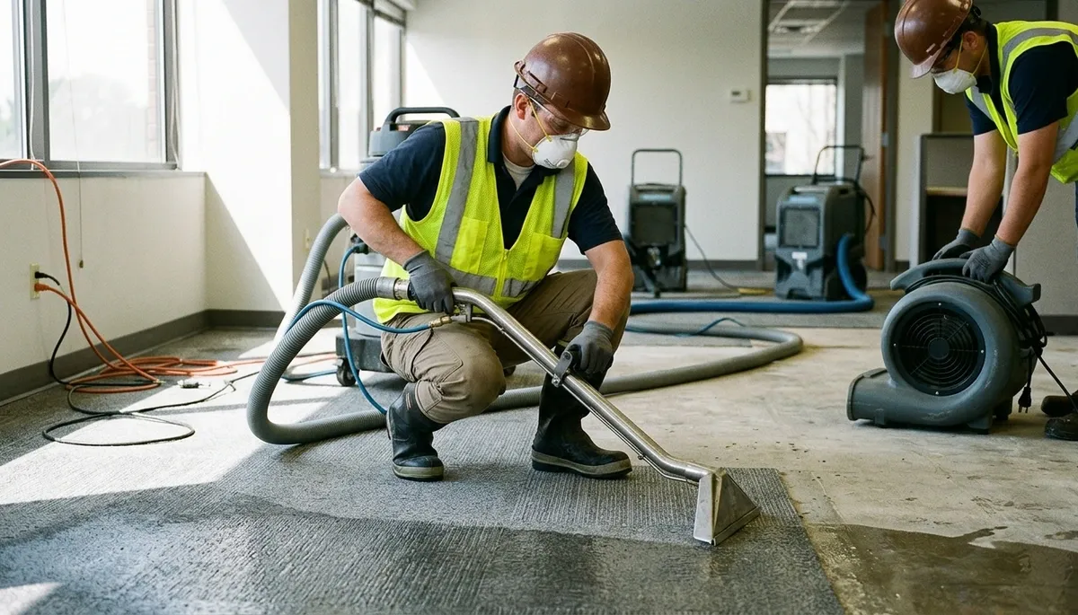 24/7 water extraction service in Washington, DC for residential water damage cleanup